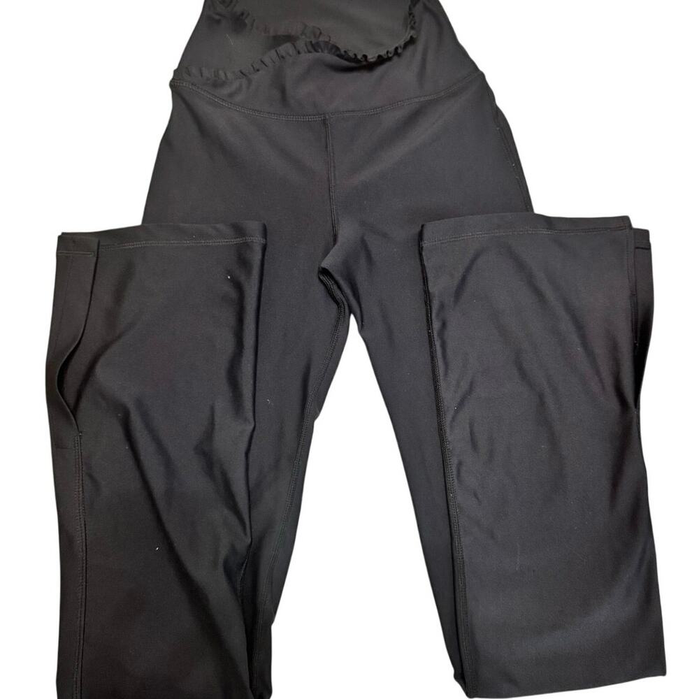 Tiger Friday Black Ruffle Waist Flare Pants Adult XS Extra Small Dance